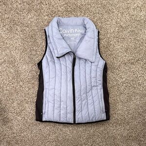 Calvin Klein Performance Periwinkle Quilted Vest